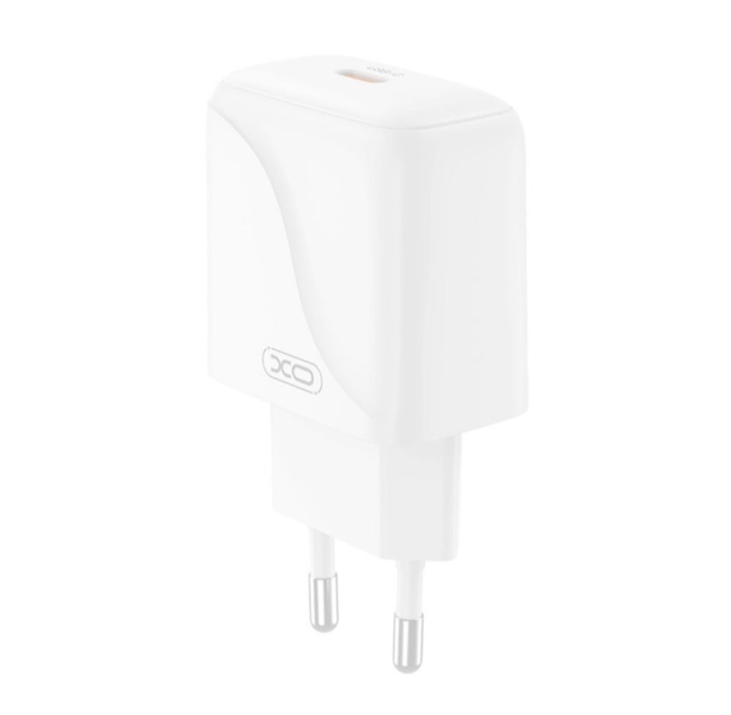 XO L141 Caricatore da Parete USB-C 20W Fast Charge – Bianco