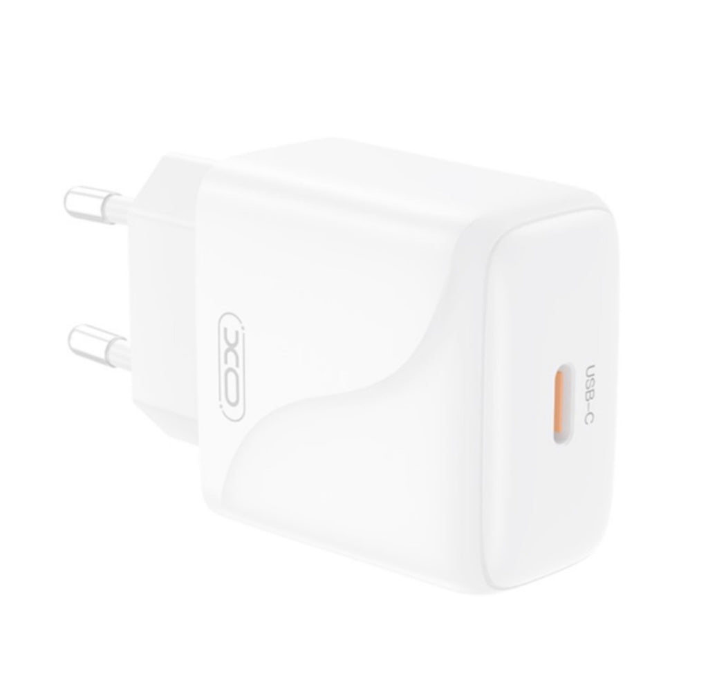 XO L141 Caricatore da Parete USB-C 20W Fast Charge – Bianco