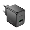 HOCO CS17A Caricatore da Parete USB-A 22.5W Fast Charge – Presa EU – Nero