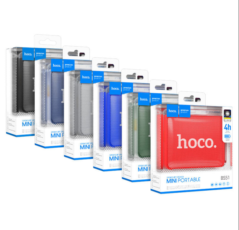 HOCO BS51 Altoparlante Bluetooth Portatile 5W – Nero