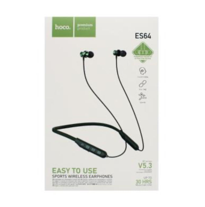 HOCO ES64 Easy Sound Auricolari Bluetooth Sport Wireless – Nero